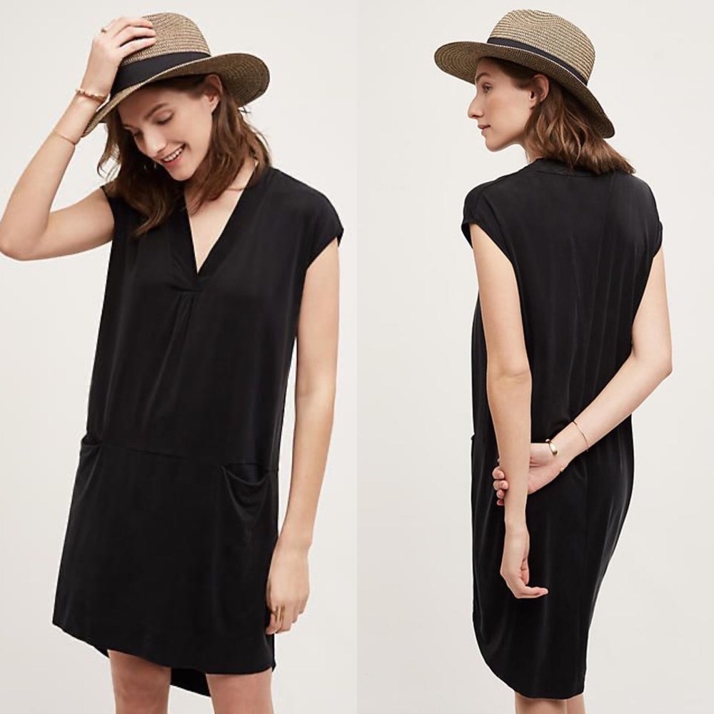 Anthropologie Dolan Black Lola Cocoon Tunic in XS
